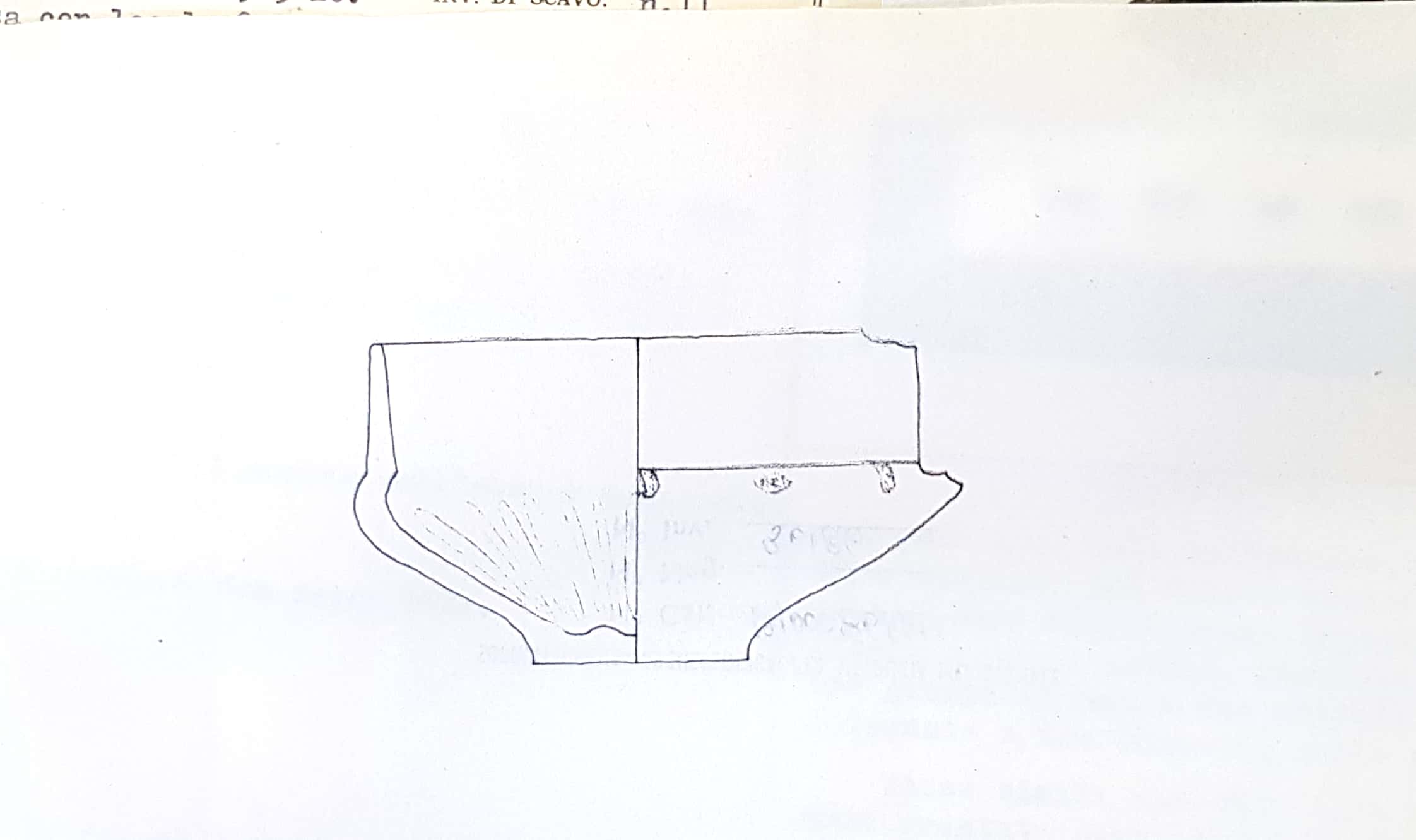 tazzina (ultimo quarto VIII sec. a. C)