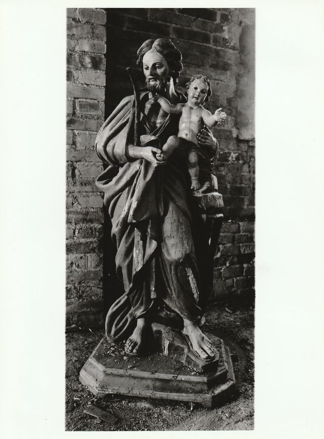 San Giuseppe e Gesù Bambino (statua, opera isolata) - bottega napoletana (ultimo quarto XVIII)
