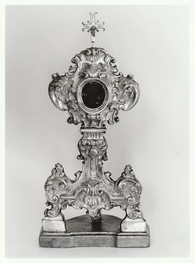 reliquiario del SS. Legno della Croce (reliquiario - a teca, opera isolata) - bottega molisana (seconda metà XVIII)