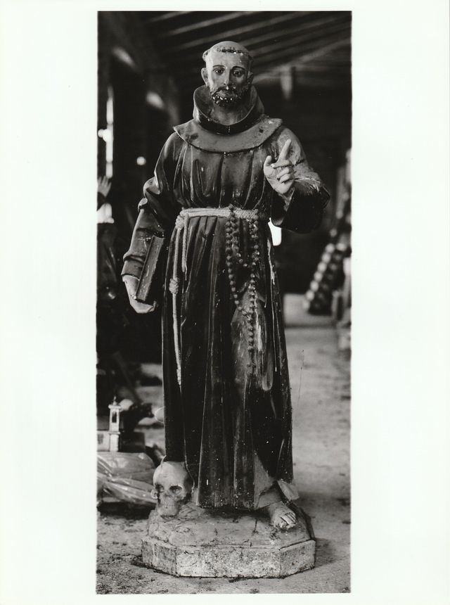 S. Francesco di Paola (statua, opera isolata) - bottega molisana (fine XIX)