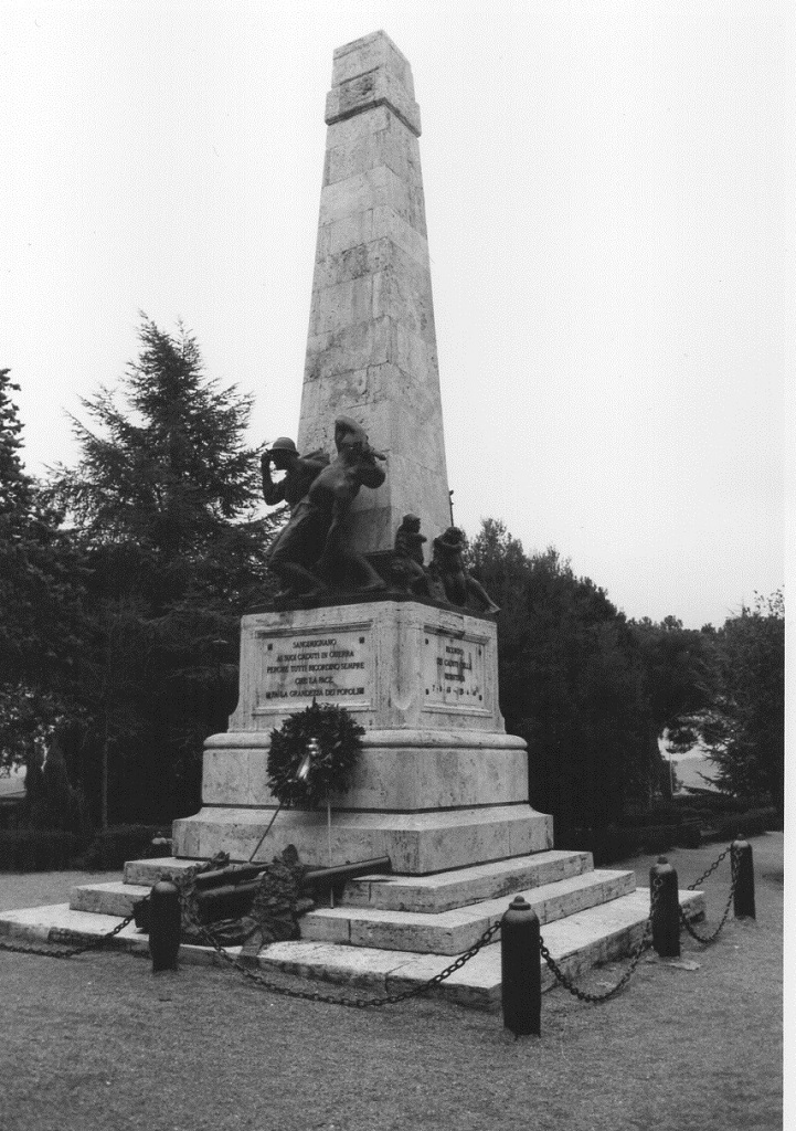 MONUMENTO AI CADUTI DELLA GUERRA 1915/18 (monumento, commemorativo) - San Gimignano (SI) 