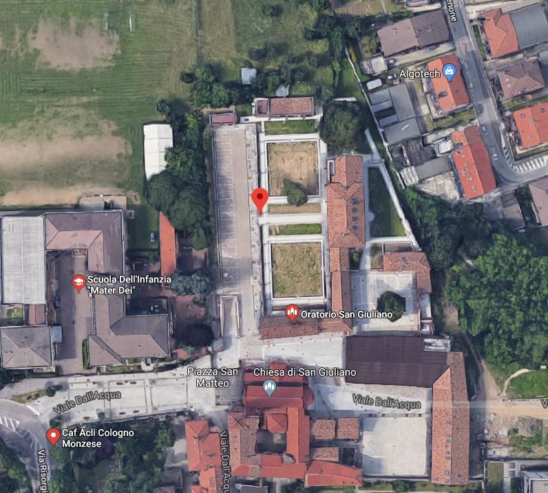 Villa Cacherano d'Osasco, Dall'Acqua (villa - giardino e rustici) - Cologno Monzese (MI) 