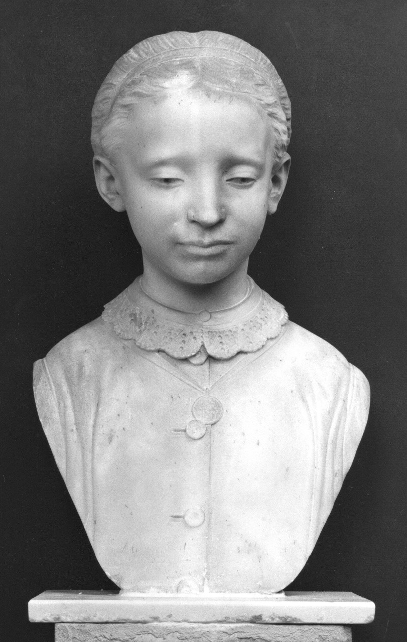 busto femminile (rilievo) di Ricci Paolo (sec. XIX)