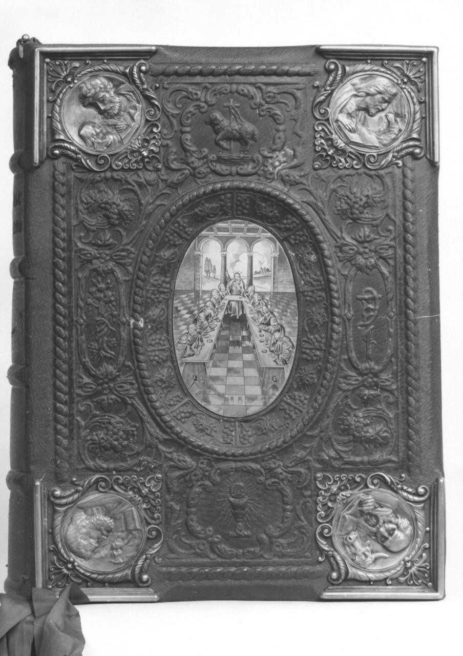 coperta di libro liturgico - bottega toscana (sec. XIX)