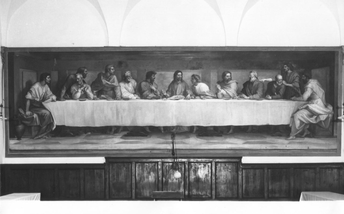 ultima cena (dipinto) di Fletcher Crawford Susan (attribuito) (fine/ inizio secc. XIX/ XX)