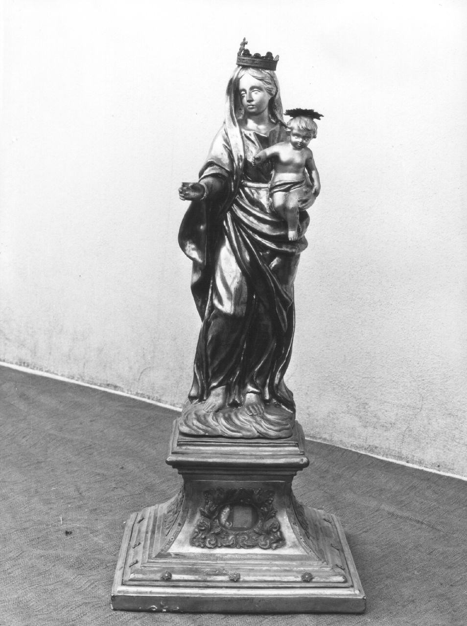 Madonna con Bambino (reliquiario - a statuetta) - bottega toscana (secc. XVII/ XVIII)