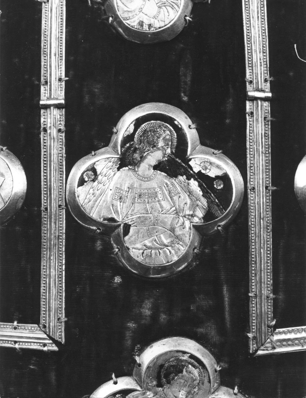 arcangelo Gabriele (formella) - bottega toscana (sec. XV)