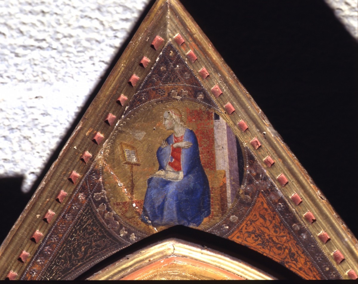 Madonna annunciata (dipinto) di Giovanni del Biondo (sec. XIV)