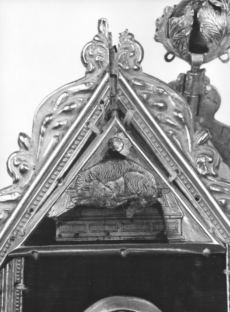 Agnus Dei (formella) - bottega toscana (sec. XV)