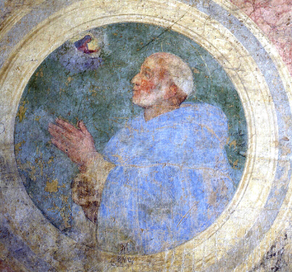 Santo in preghiera (dipinto) di Buti Lodovico (sec. XVI)