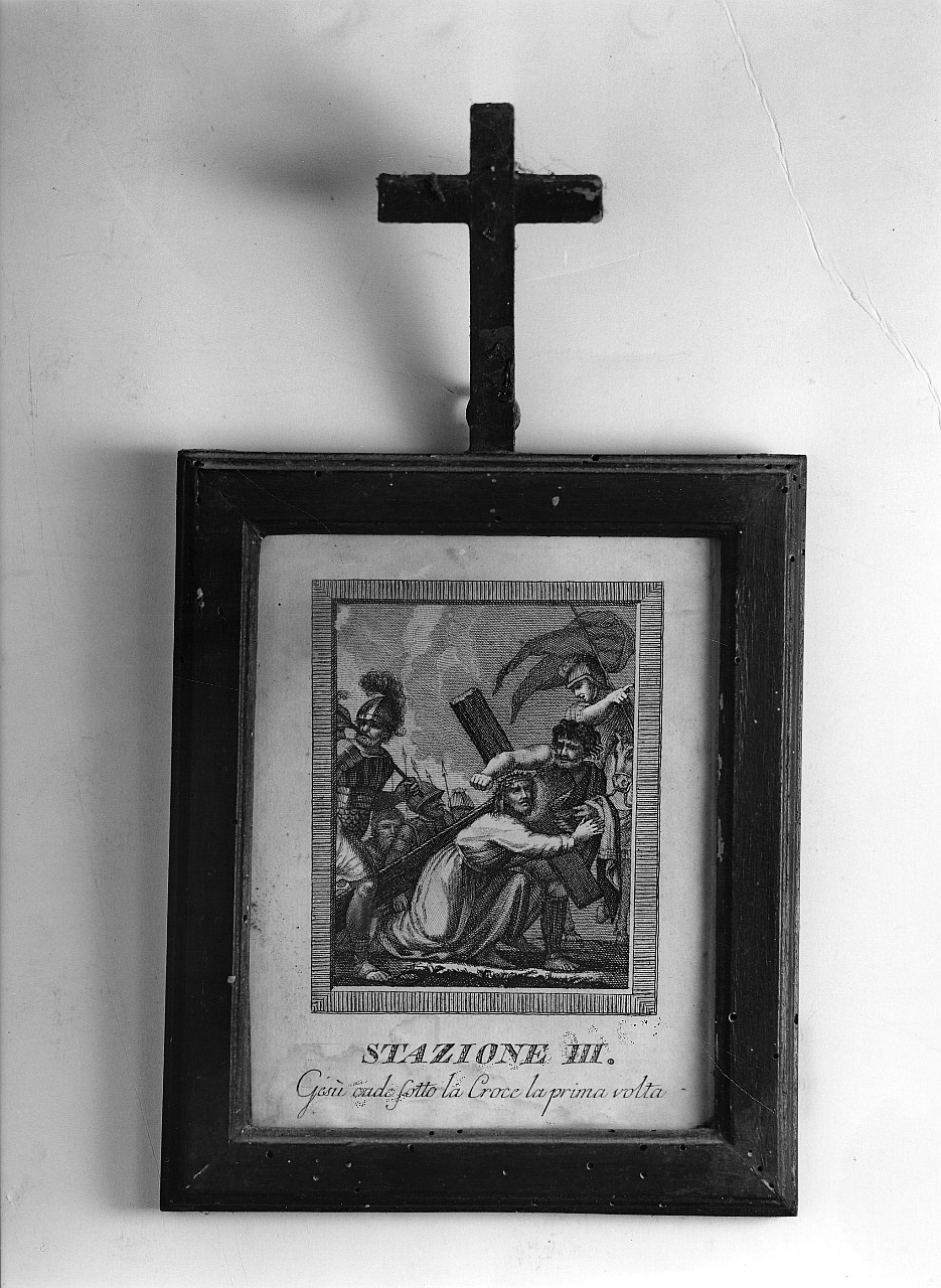 stazioni della via crucis (stampa) di Canacci Giuseppe (prima metà sec. XIX)