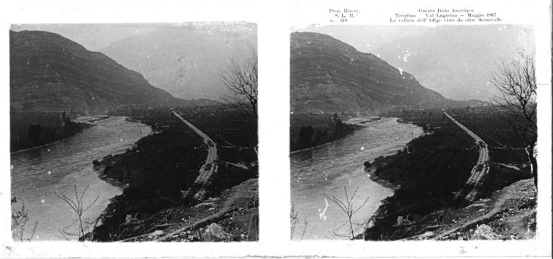 Adige - Serravalle - 1917 (positivo) di Marzocchi, Luigi (primo quarto XX)