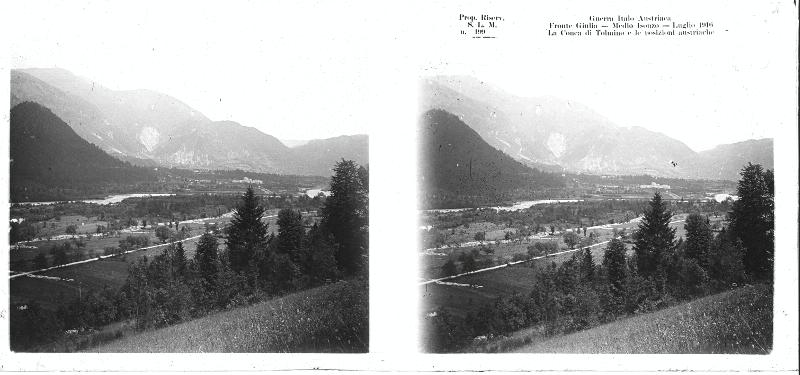 Slovenia - Carso - Tolmino - conca di Tolmino - Isonzo - fiumi - trincee - 1916 (positivo) di Marzocchi, Luigi (primo quarto XX)