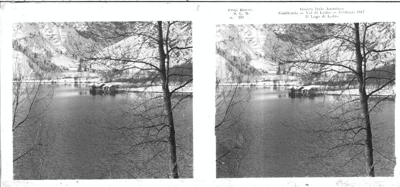 Lago di Ledro - 1917 (positivo) di Marzocchi, Luigi (primo quarto XX)