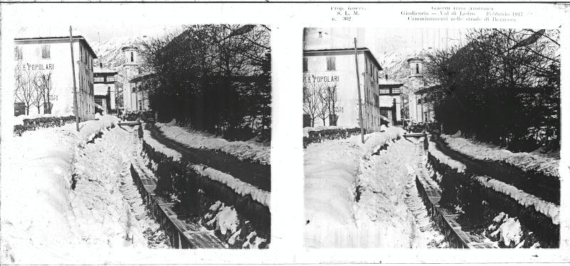 Ledro - Bezzecca - camminamenti - 1917 (positivo) di Marzocchi, Luigi (primo quarto XX)