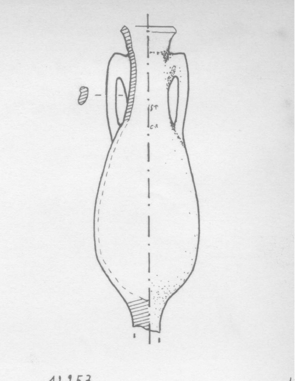 anfora/ da trasporto, Dressel 7/11 - ambito romano (I sec. d.C)