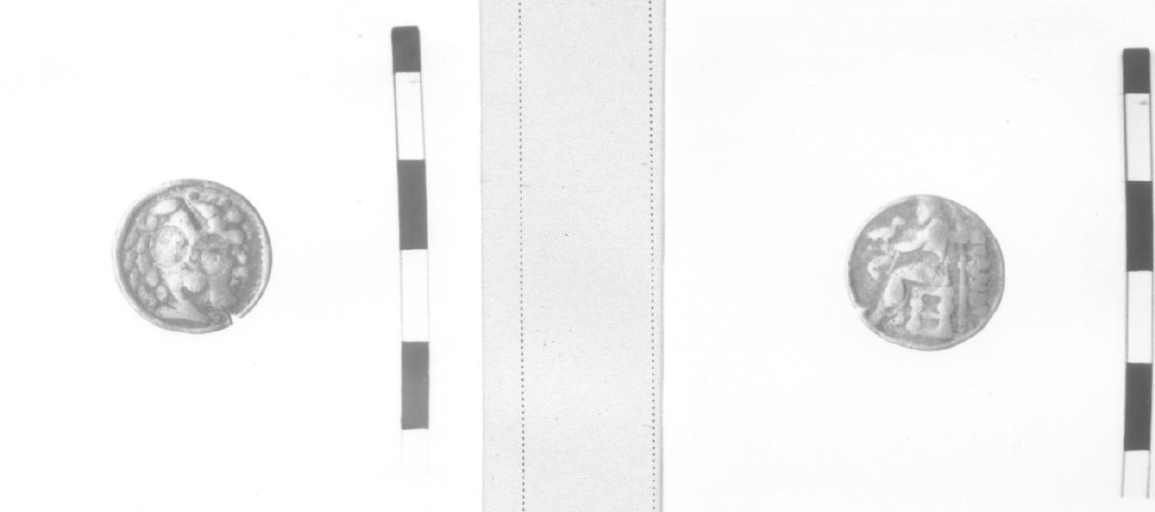 Testa di Eracle / Zeus (moneta, dramma) (IV-III sec. a.C)