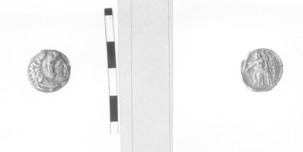 Testa di Eracle / Zeus (moneta, dramma) (IV-III sec. a.C)