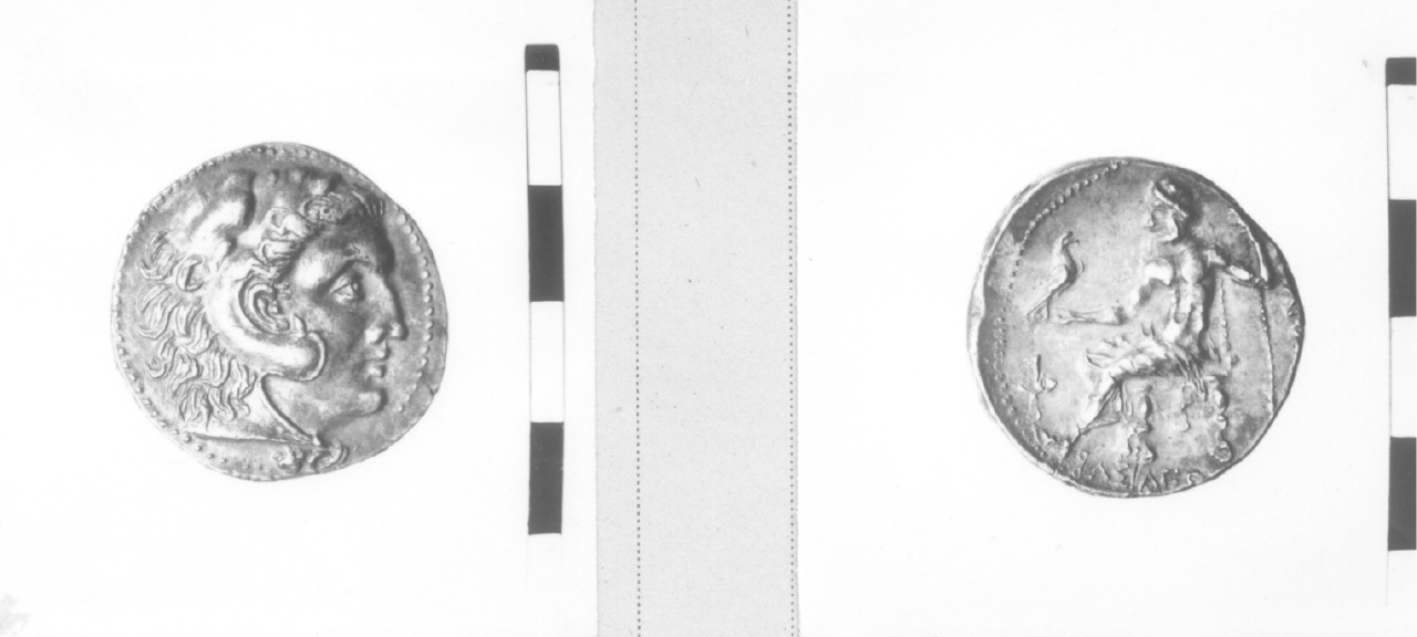 Testa di Eracle / Zeus (moneta, tetradramma) (III sec. a.C)