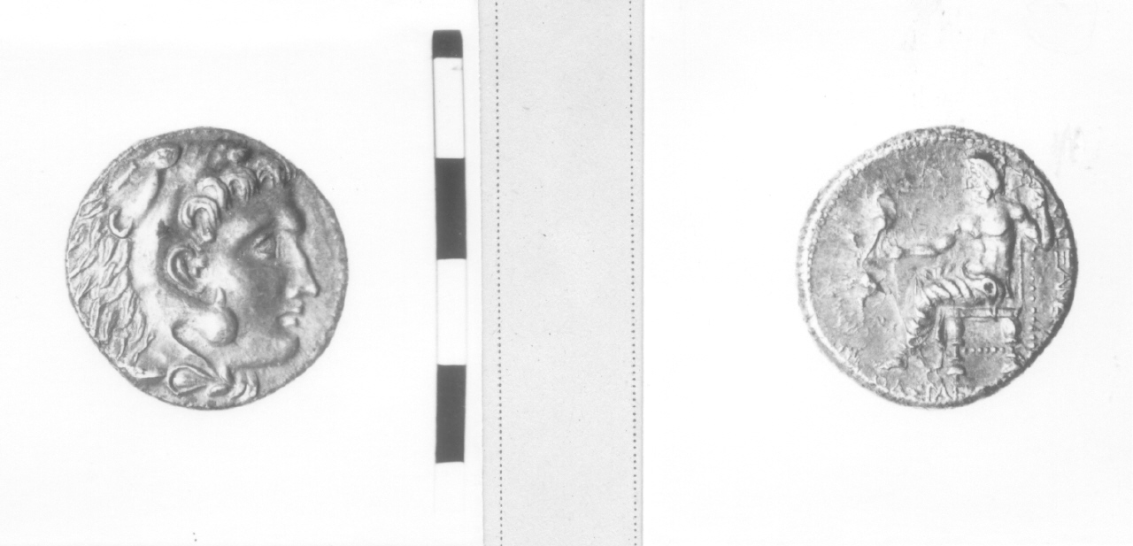 Testa di Eracle / Zeus (moneta, tetradramma) (III sec. a.C)