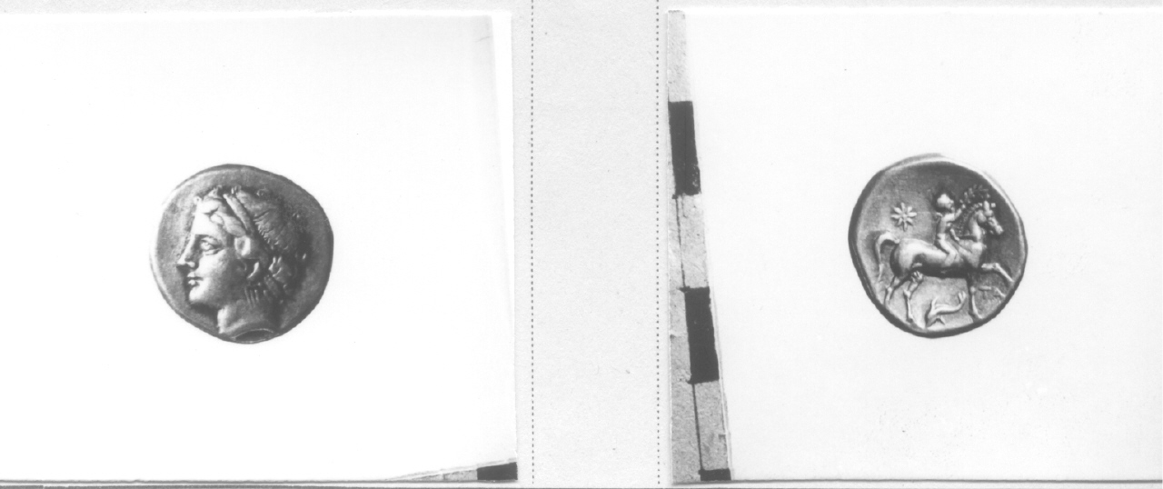 moneta, didramma (fine IV sec. a.C)