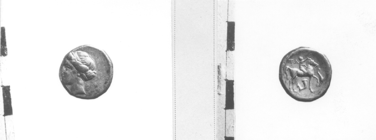 moneta, didramma (fine IV sec. a.C)