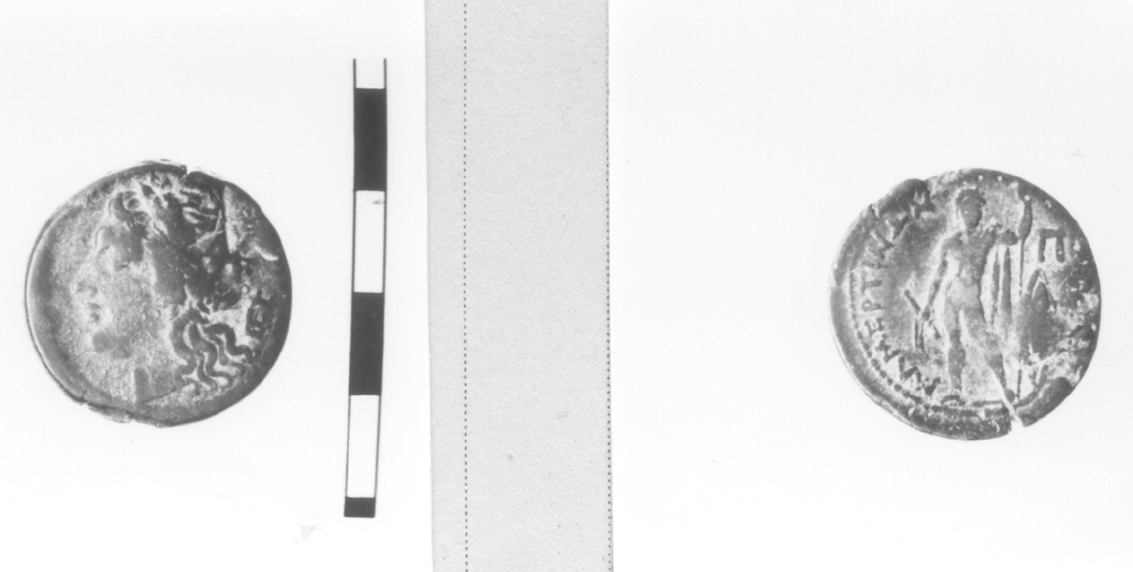 Testa di Apollo (moneta, pentoncia) (ultimo quarto III sec. a.C)