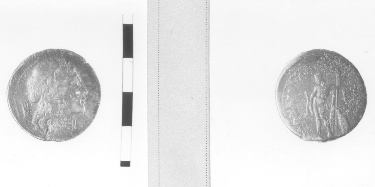 Testa di Apollo (moneta, pentoncia) (ultimo quarto III sec. a.C)