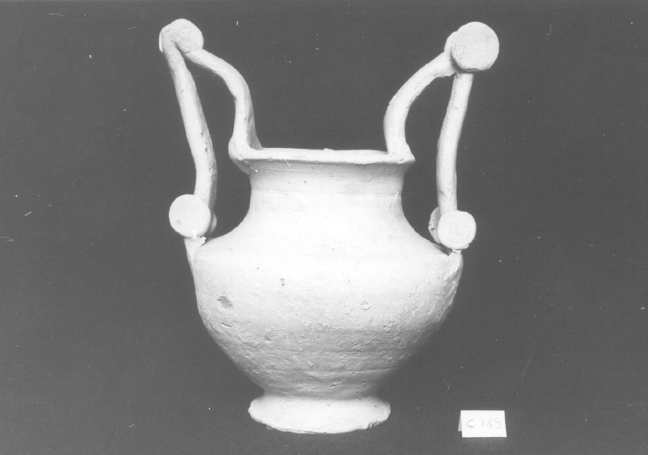 trozzella/ acroma - ceramica Messapica (III sec. a.C)