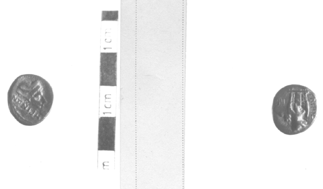 Testa di Artemide / Lira (moneta, tetrante) (III-I sec. a.C)