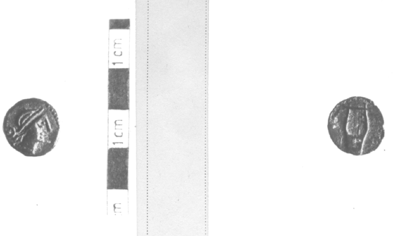 Testa di Artemide / Lira (moneta, tetrante) (III-I sec. a.C)
