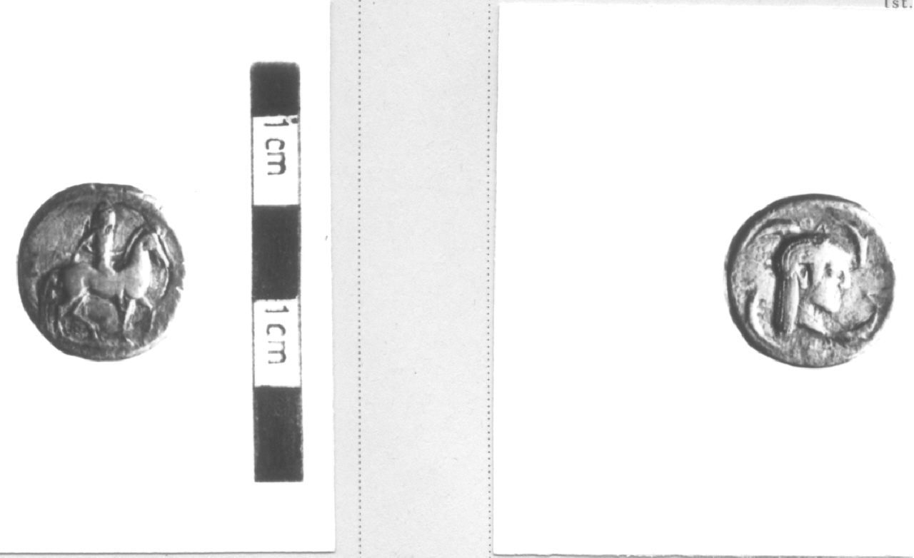 moneta, didramma (fine/ metà secc. VI-V a.C)