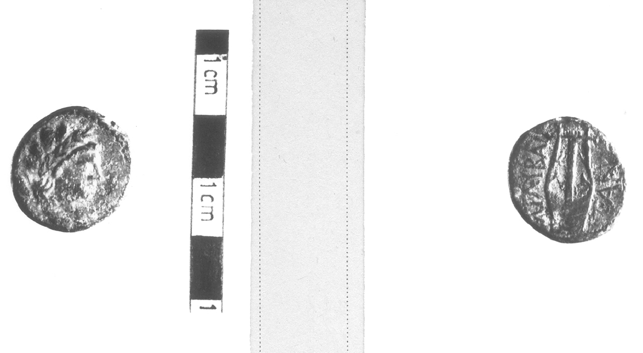 Testa di Apollo / Lira (moneta, nominale incerto) (III sec. a.C)