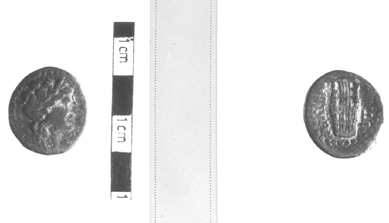 Testa di Apollo / Lira (moneta, nominale incerto) (III sec. a.C)