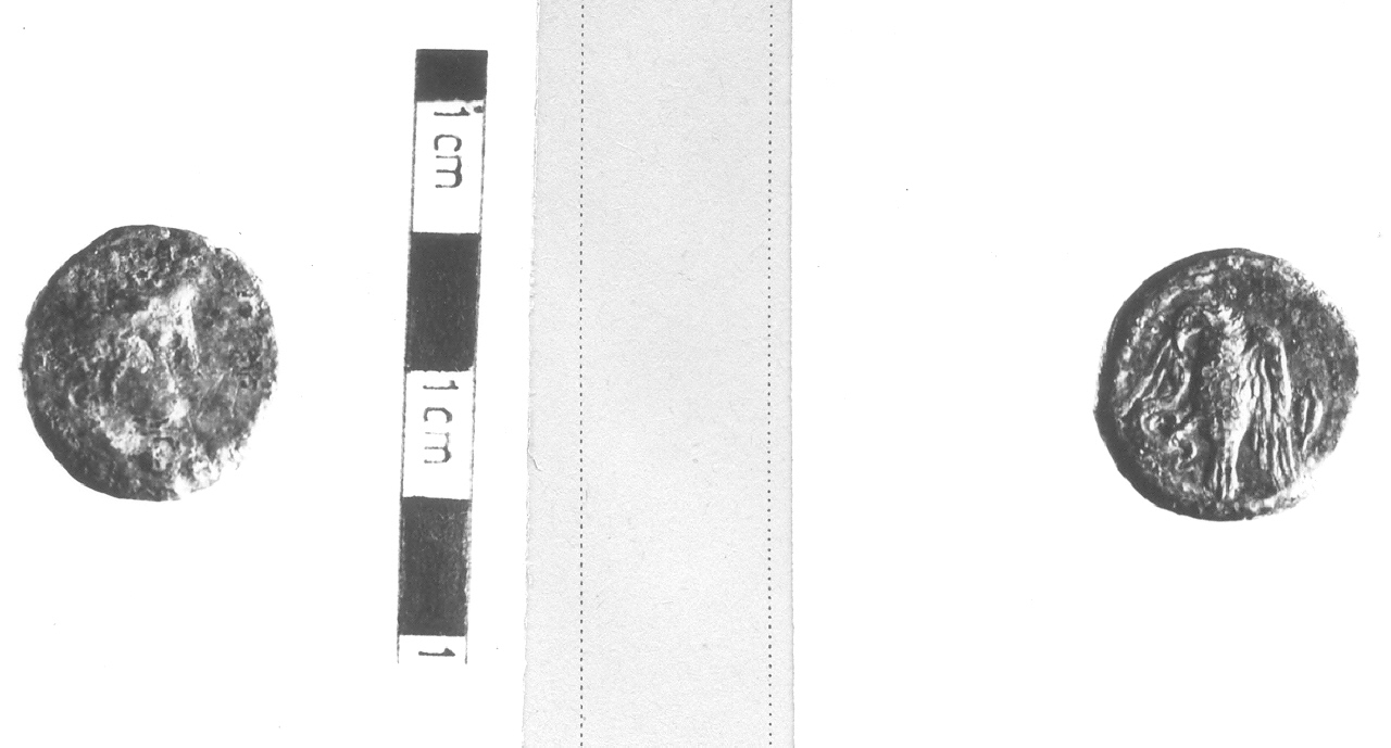 Testa muliebre / Aquila (moneta, nominale incerto) (IV sec. a.C)