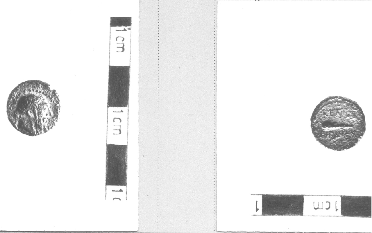Testa di Eracle / Clava (moneta, nominale incerto) (III sec. a.C)