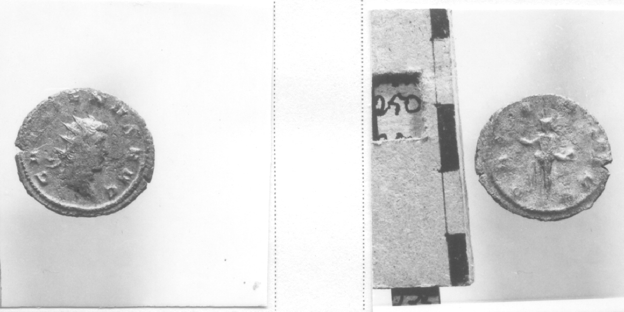 Testa radiata / Sole (moneta, antoniniano) (III sec. d.C)