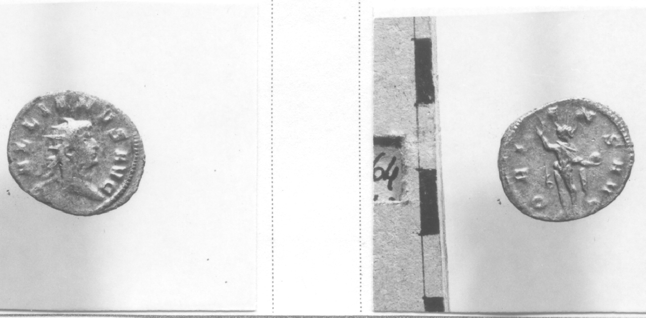 Testa radiata / Sole (moneta, antoniniano) (III sec. d.C)