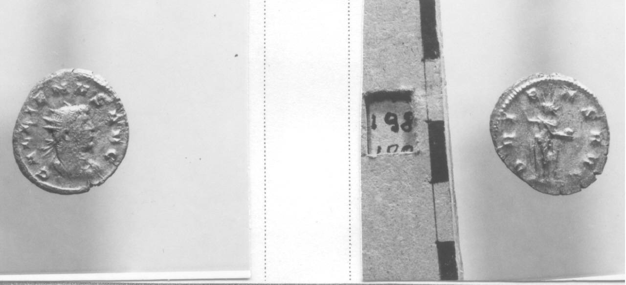 Busto radiato / Sole (moneta, antoniniano) (III sec. d.C)