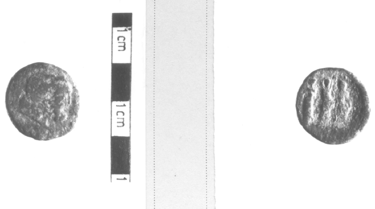 Testa di Eracle / Tre figure femminili (moneta, nominale incerto) (III sec. a.C)