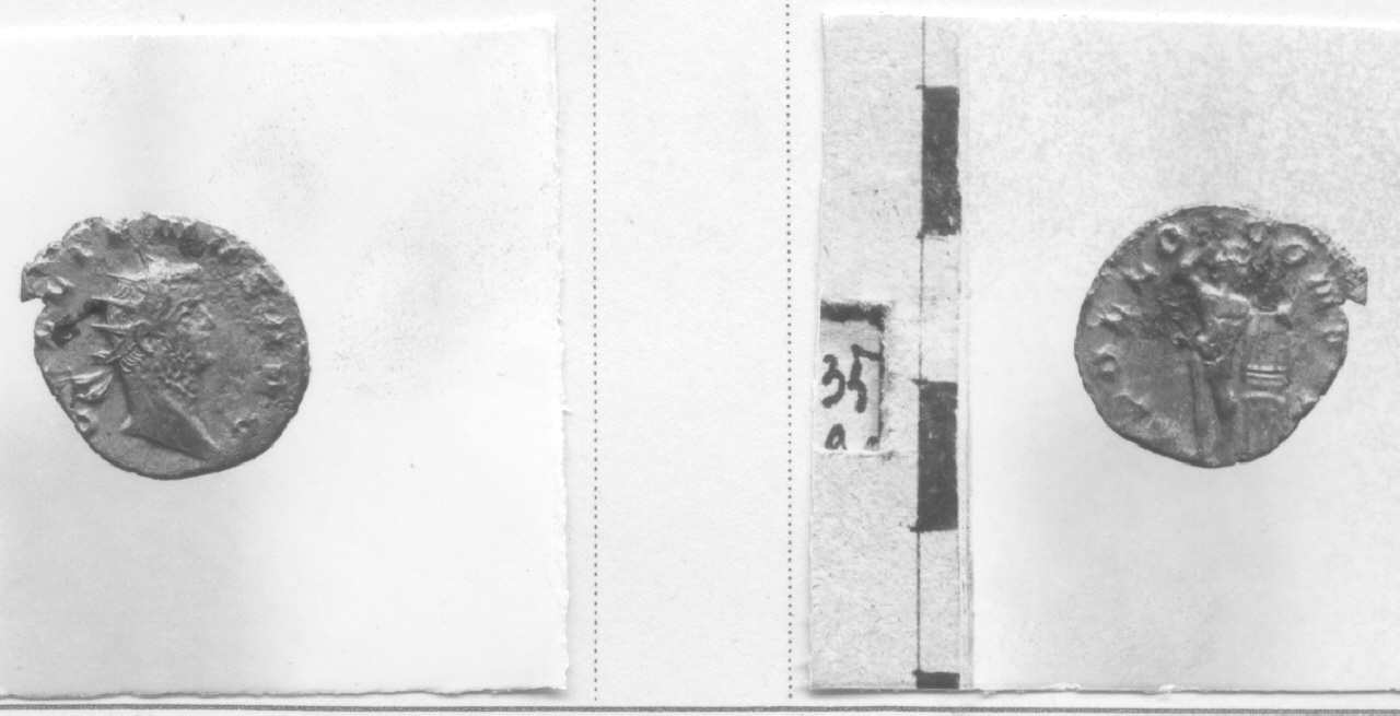 Testa radiata / Apollo (moneta, antoniniano) (III sec. d.C)