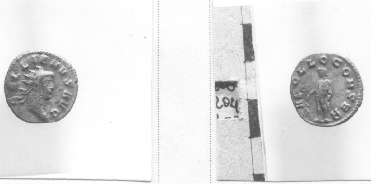 Testa radiata / Apollo (moneta, antoniniano) (III sec. d.C)