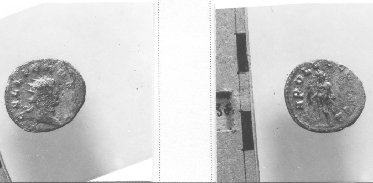 Testa radiata / Apollo (moneta, antoniniano) (III sec. d.C)