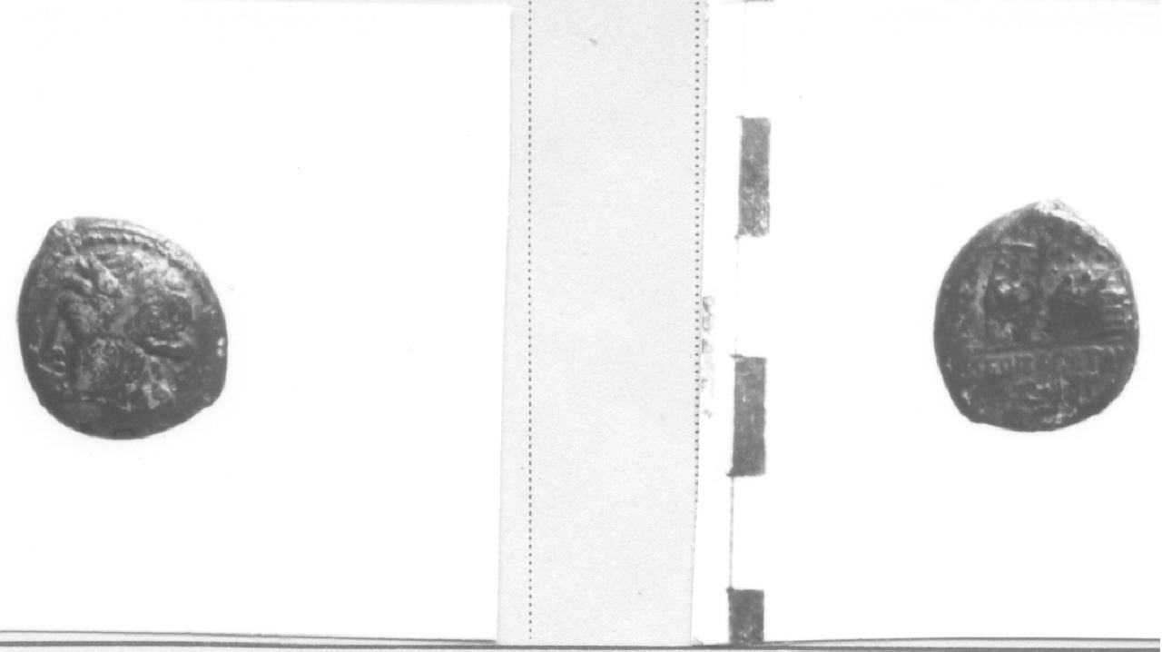 Testa di Apollo / Lira (moneta, litra) (III-II sec. a.C)