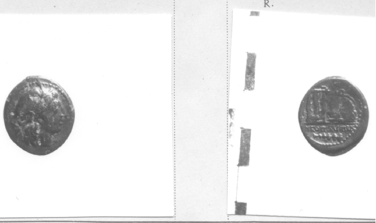 Testa di Apollo / Lira (moneta, litra) (III-II sec. a.C)