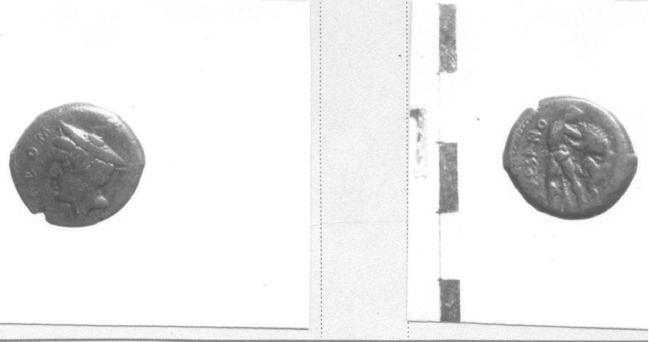 Testa di Mercurio / Ercole (moneta, litra) (III sec. a.C)
