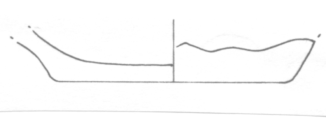 fondo di vaso - Facies Terramara (Età del Bronzo medio)