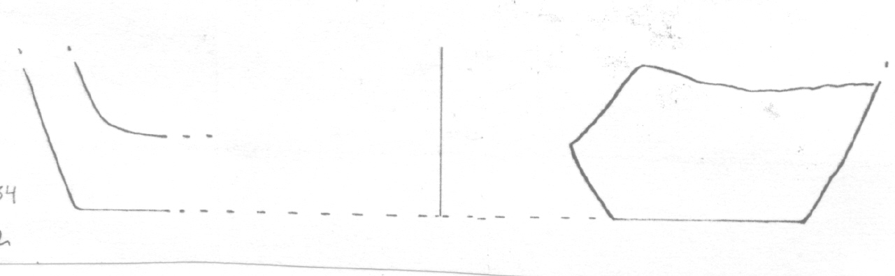 fondo di vaso - Facies Terramara (Età del Bronzo medio)