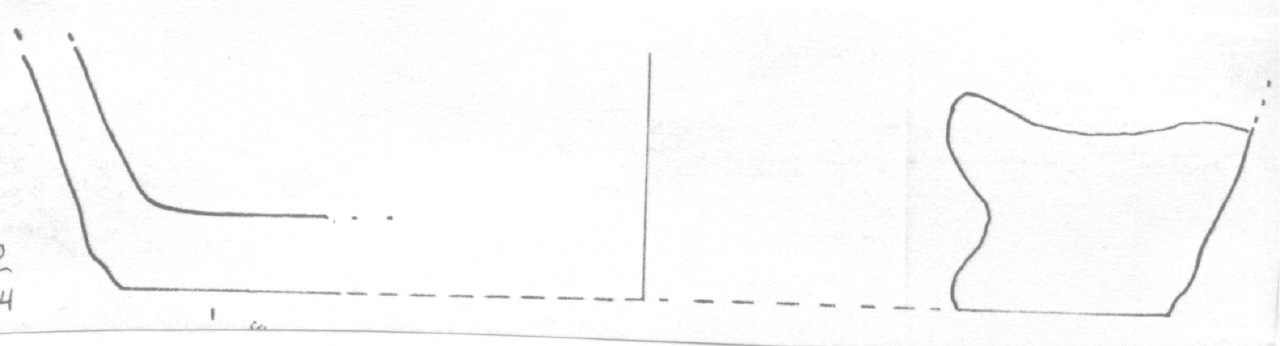 fondo di vaso - Facies Terramara (Età del Bronzo medio)