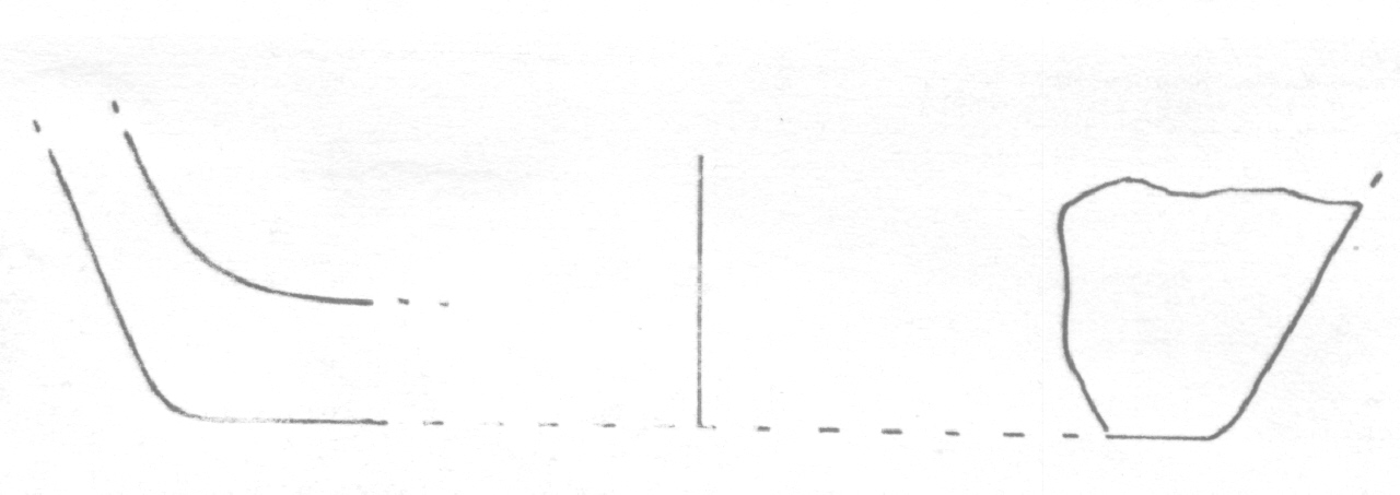 fondo di vaso - Facies Terramara (Età del Bronzo medio)